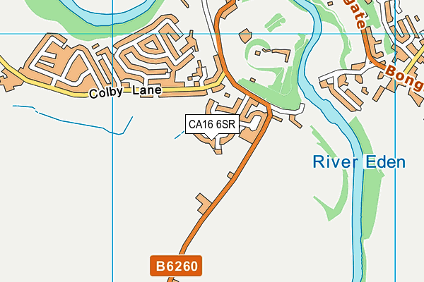 CA16 6SR map - OS VectorMap District (Ordnance Survey)