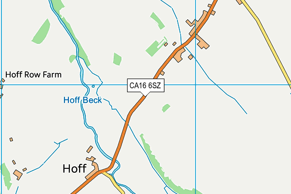 CA16 6SZ map - OS VectorMap District (Ordnance Survey)
