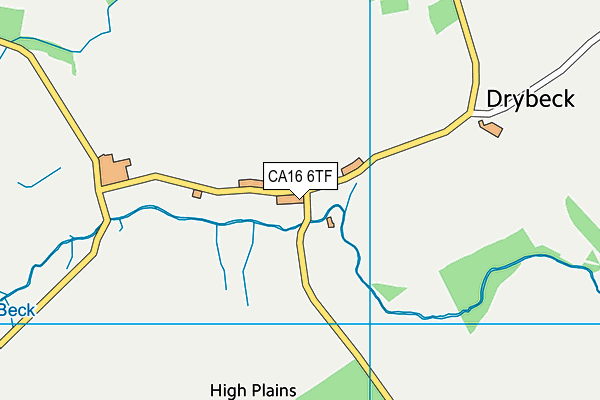 CA16 6TF map - OS VectorMap District (Ordnance Survey)