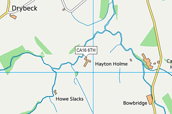 CA16 6TH map - OS VectorMap District (Ordnance Survey)