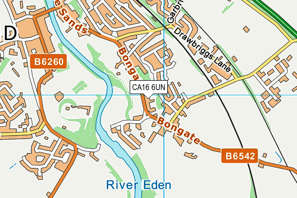 CA16 6UN map - OS VectorMap District (Ordnance Survey)