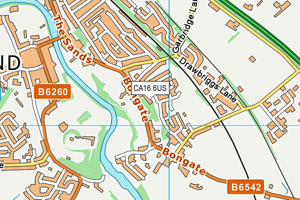 CA16 6US map - OS VectorMap District (Ordnance Survey)