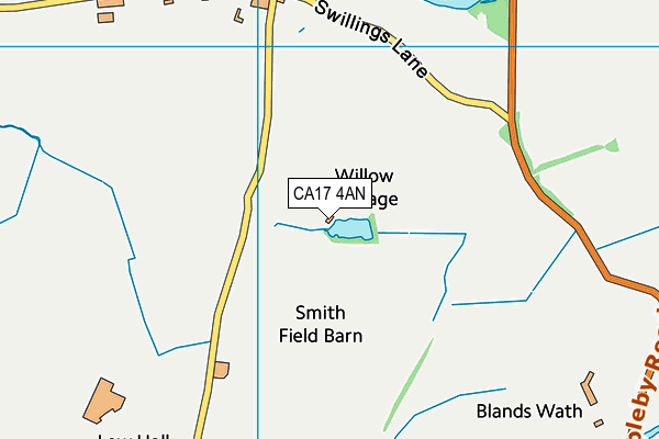 CA17 4AN map - OS VectorMap District (Ordnance Survey)