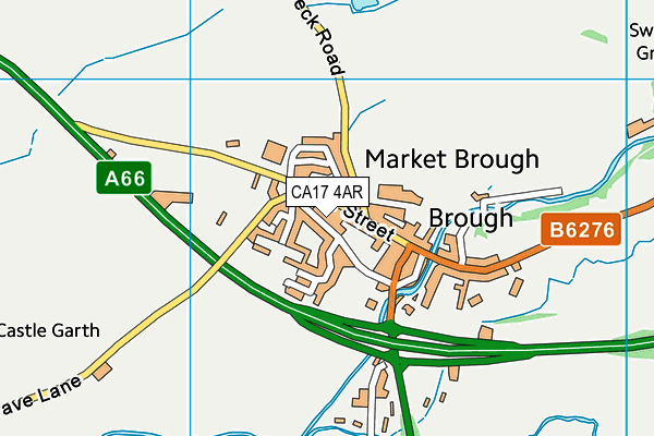 CA17 4AR map - OS VectorMap District (Ordnance Survey)