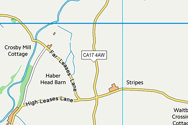 CA17 4AW map - OS VectorMap District (Ordnance Survey)
