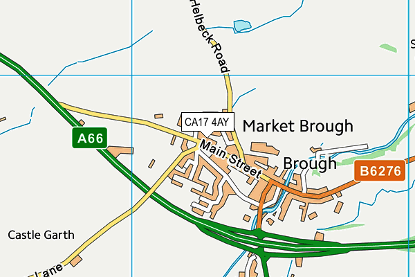 CA17 4AY map - OS VectorMap District (Ordnance Survey)