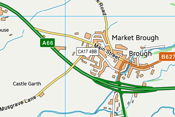 CA17 4BB map - OS VectorMap District (Ordnance Survey)