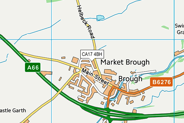 CA17 4BH map - OS VectorMap District (Ordnance Survey)