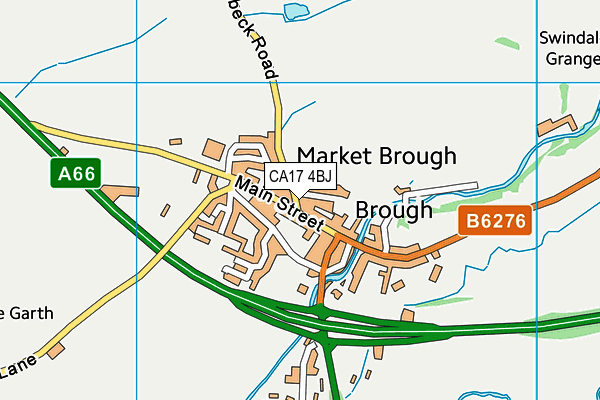 CA17 4BJ map - OS VectorMap District (Ordnance Survey)