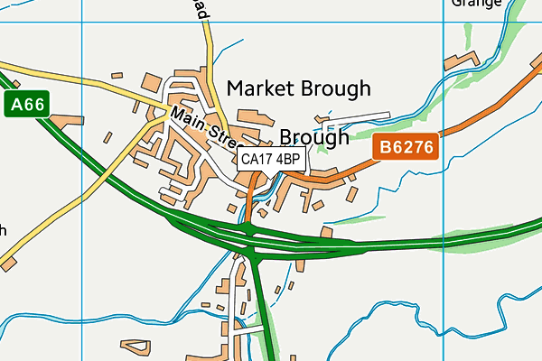 CA17 4BP map - OS VectorMap District (Ordnance Survey)