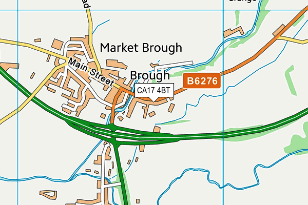 CA17 4BT map - OS VectorMap District (Ordnance Survey)