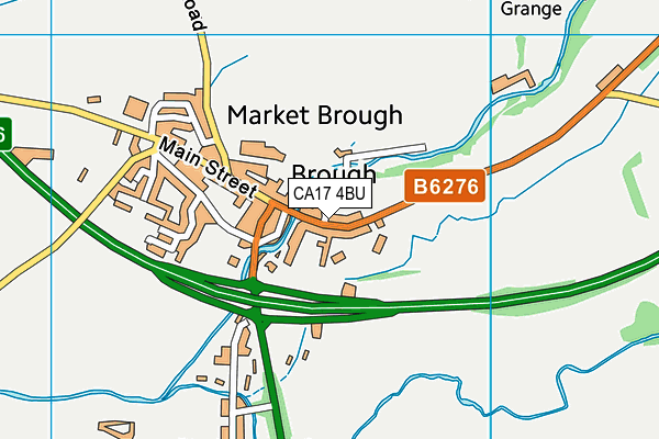 CA17 4BU map - OS VectorMap District (Ordnance Survey)