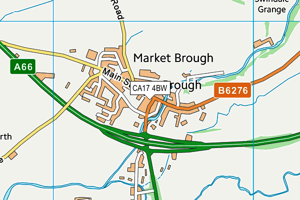 CA17 4BW map - OS VectorMap District (Ordnance Survey)