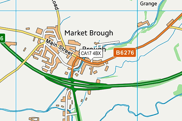 CA17 4BX map - OS VectorMap District (Ordnance Survey)