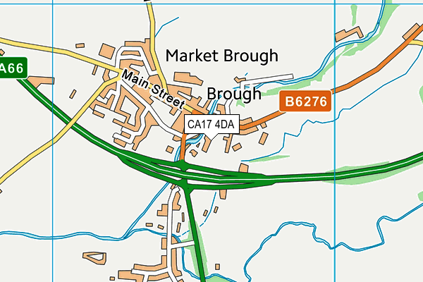 CA17 4DA map - OS VectorMap District (Ordnance Survey)