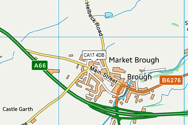 CA17 4DB map - OS VectorMap District (Ordnance Survey)