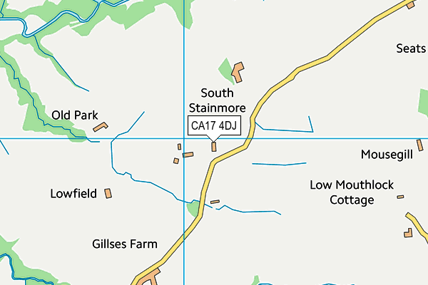 CA17 4DJ map - OS VectorMap District (Ordnance Survey)