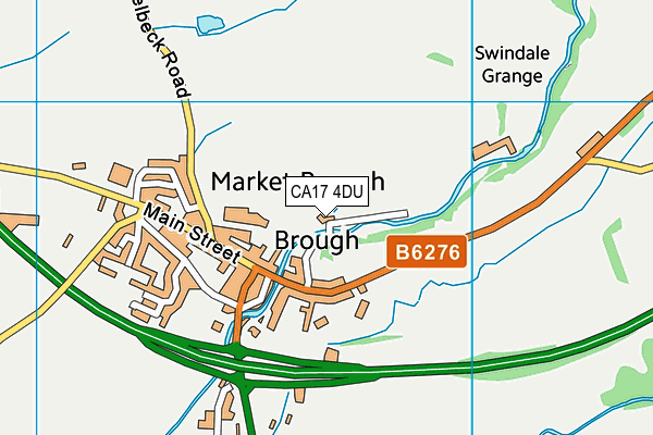 CA17 4DU map - OS VectorMap District (Ordnance Survey)