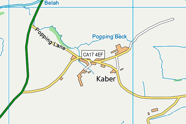 CA17 4EF map - OS VectorMap District (Ordnance Survey)