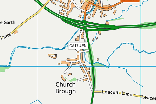 CA17 4EN map - OS VectorMap District (Ordnance Survey)