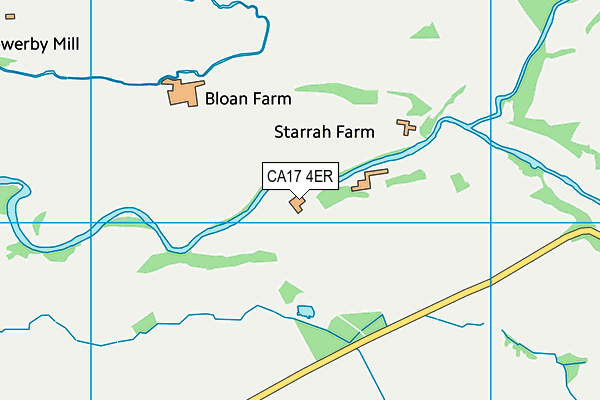 CA17 4ER map - OS VectorMap District (Ordnance Survey)