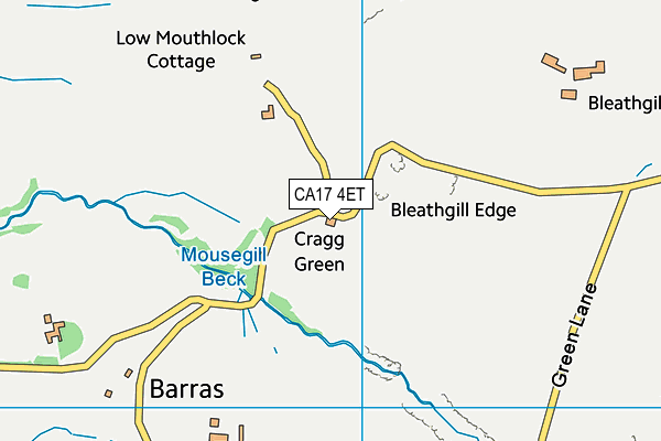 CA17 4ET map - OS VectorMap District (Ordnance Survey)