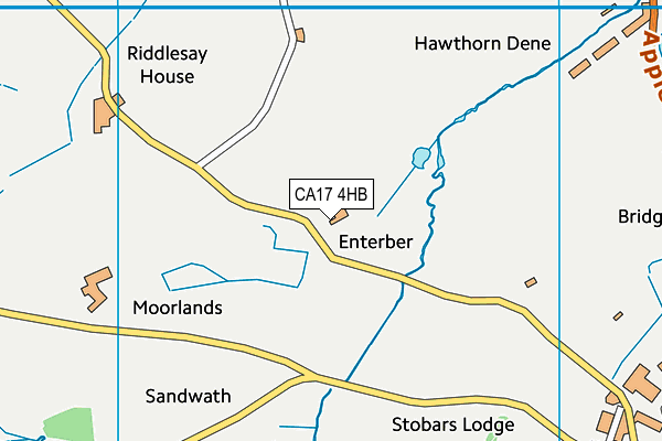 CA17 4HB map - OS VectorMap District (Ordnance Survey)