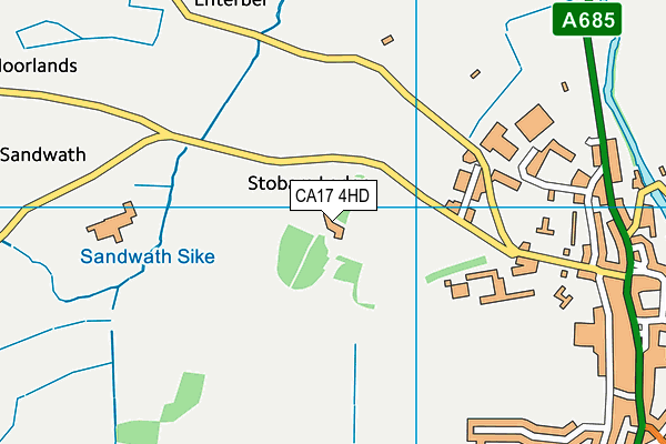 CA17 4HD map - OS VectorMap District (Ordnance Survey)