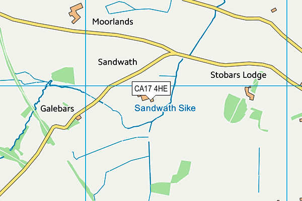 CA17 4HE map - OS VectorMap District (Ordnance Survey)