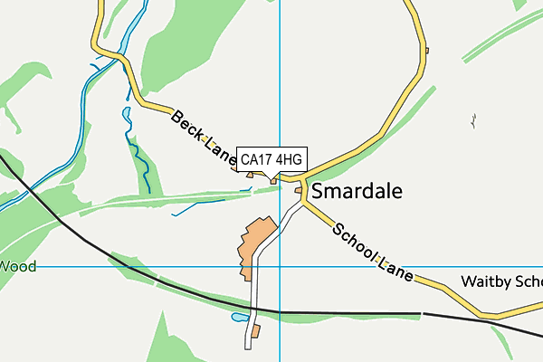 CA17 4HG map - OS VectorMap District (Ordnance Survey)