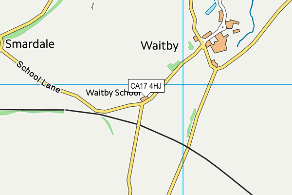 CA17 4HJ map - OS VectorMap District (Ordnance Survey)