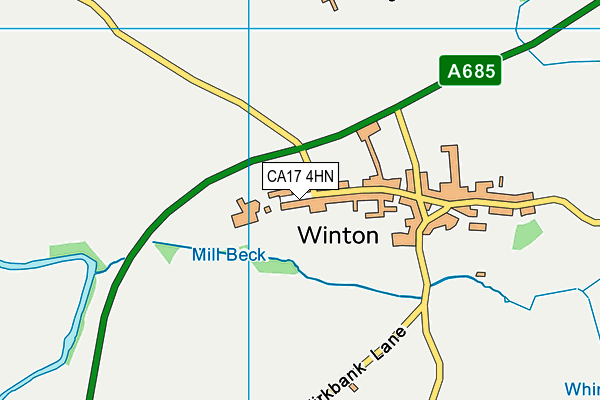 CA17 4HN map - OS VectorMap District (Ordnance Survey)