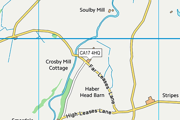 CA17 4HQ map - OS VectorMap District (Ordnance Survey)