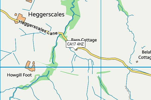 CA17 4HZ map - OS VectorMap District (Ordnance Survey)