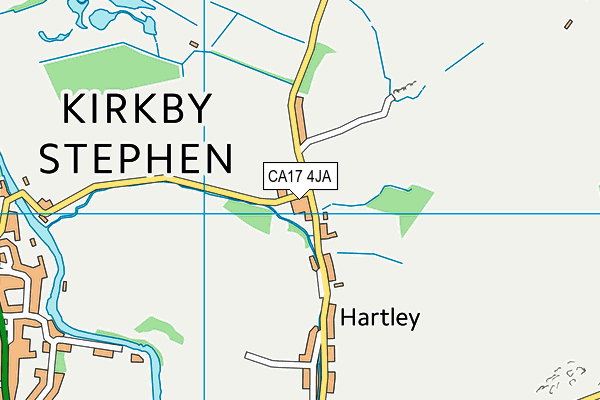 CA17 4JA map - OS VectorMap District (Ordnance Survey)