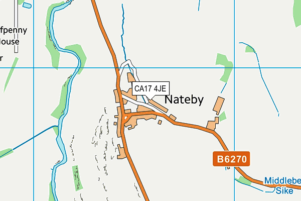 CA17 4JE map - OS VectorMap District (Ordnance Survey)