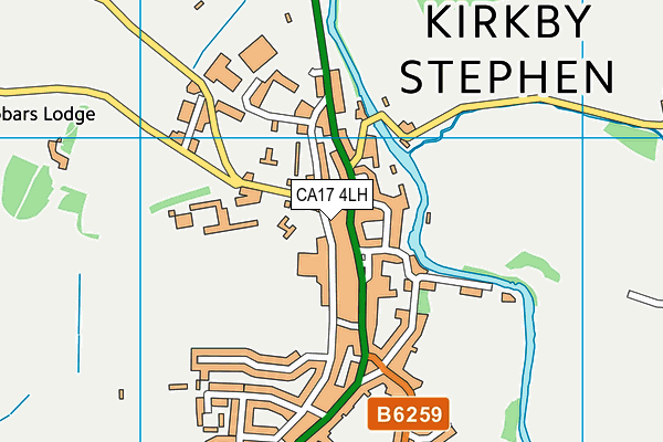 CA17 4LH map - OS VectorMap District (Ordnance Survey)