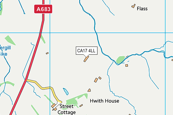 CA17 4LL map - OS VectorMap District (Ordnance Survey)