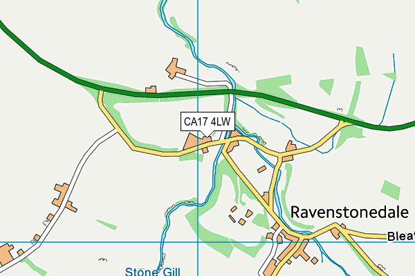 CA17 4LW map - OS VectorMap District (Ordnance Survey)