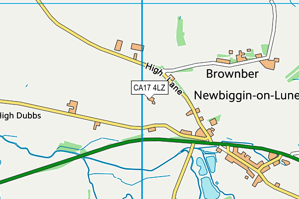 CA17 4LZ map - OS VectorMap District (Ordnance Survey)