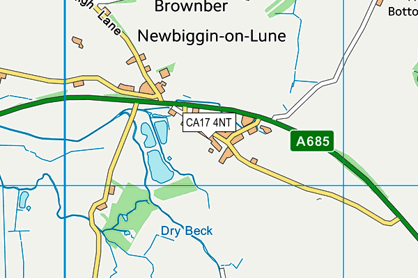 CA17 4NT map - OS VectorMap District (Ordnance Survey)