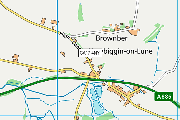 CA17 4NY map - OS VectorMap District (Ordnance Survey)