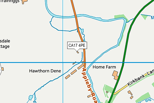 CA17 4PE map - OS VectorMap District (Ordnance Survey)