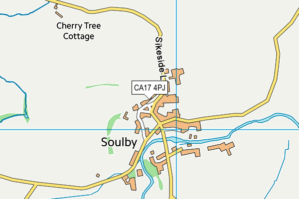 CA17 4PJ map - OS VectorMap District (Ordnance Survey)