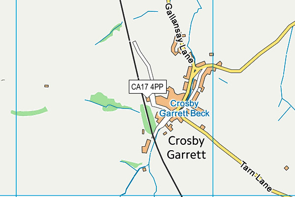 CA17 4PP map - OS VectorMap District (Ordnance Survey)