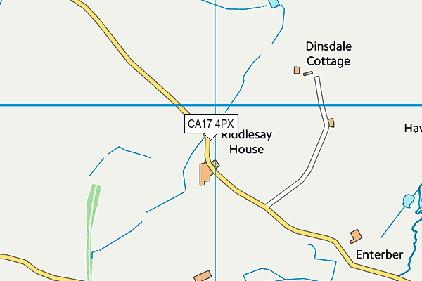 CA17 4PX map - OS VectorMap District (Ordnance Survey)