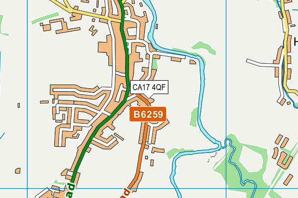 CA17 4QF map - OS VectorMap District (Ordnance Survey)