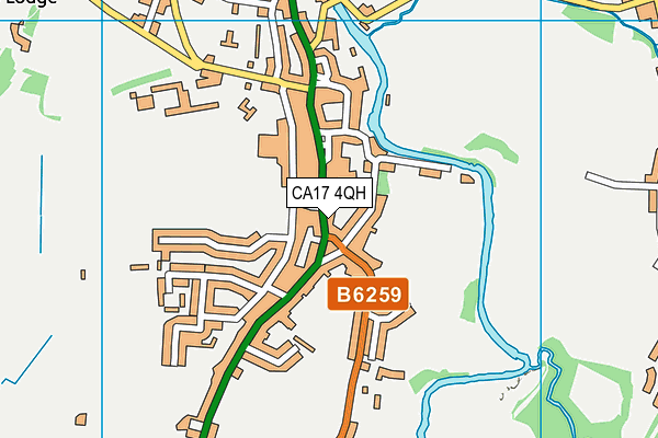 CA17 4QH map - OS VectorMap District (Ordnance Survey)