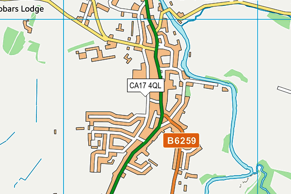 CA17 4QL map - OS VectorMap District (Ordnance Survey)