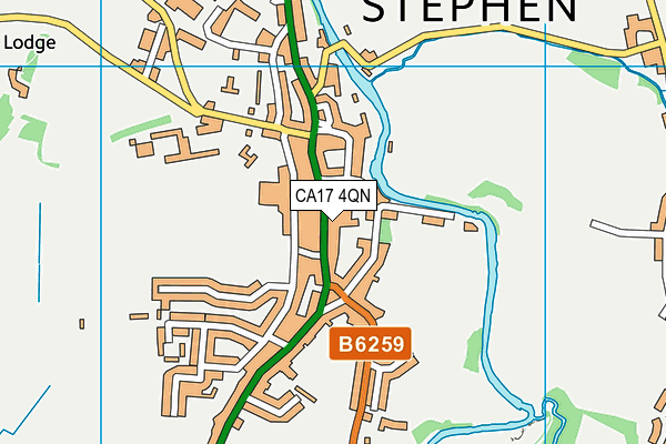 CA17 4QN map - OS VectorMap District (Ordnance Survey)